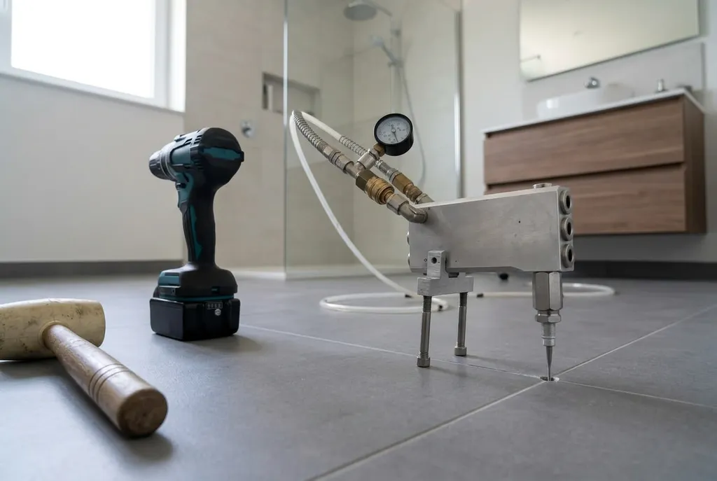 Kitbedrijf Doorn – holle tegels injecteren